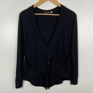 Sympli The?Best Travelwear Long Sleeve V Neck Button Front Cardigan
